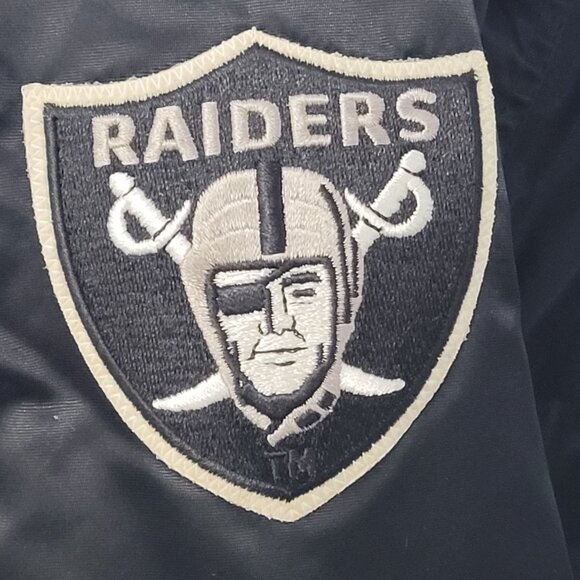 Vintage Proline by Starter Raiders Satin Bomber Jacket Made in the U.S.A Size XL - Picture 10 of 16